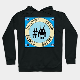 Space Invaders Retro Arcade Gaming by LowEndGraphics Hoodie